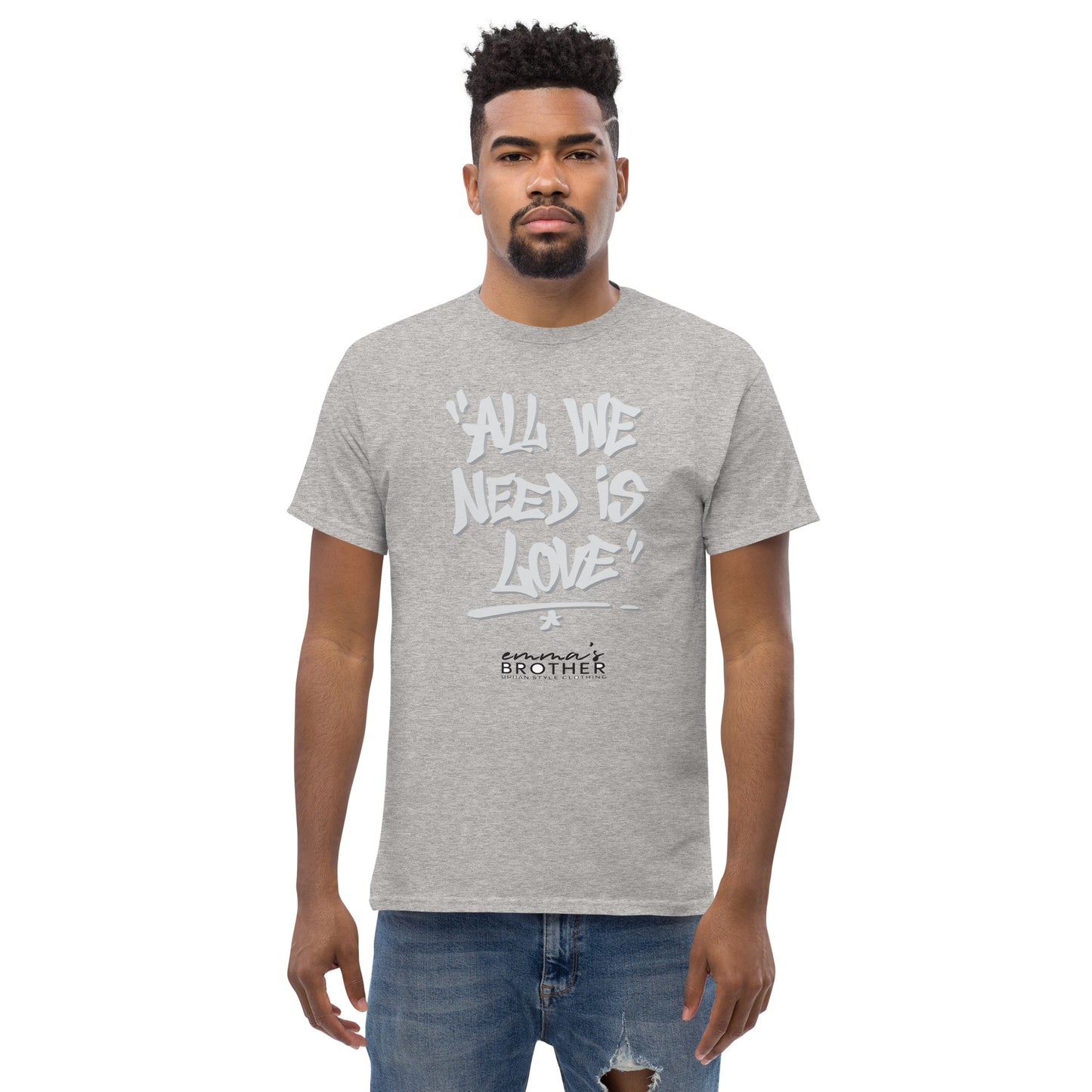 Camiseta clásica hombre ALL WE NEED IS LOVE