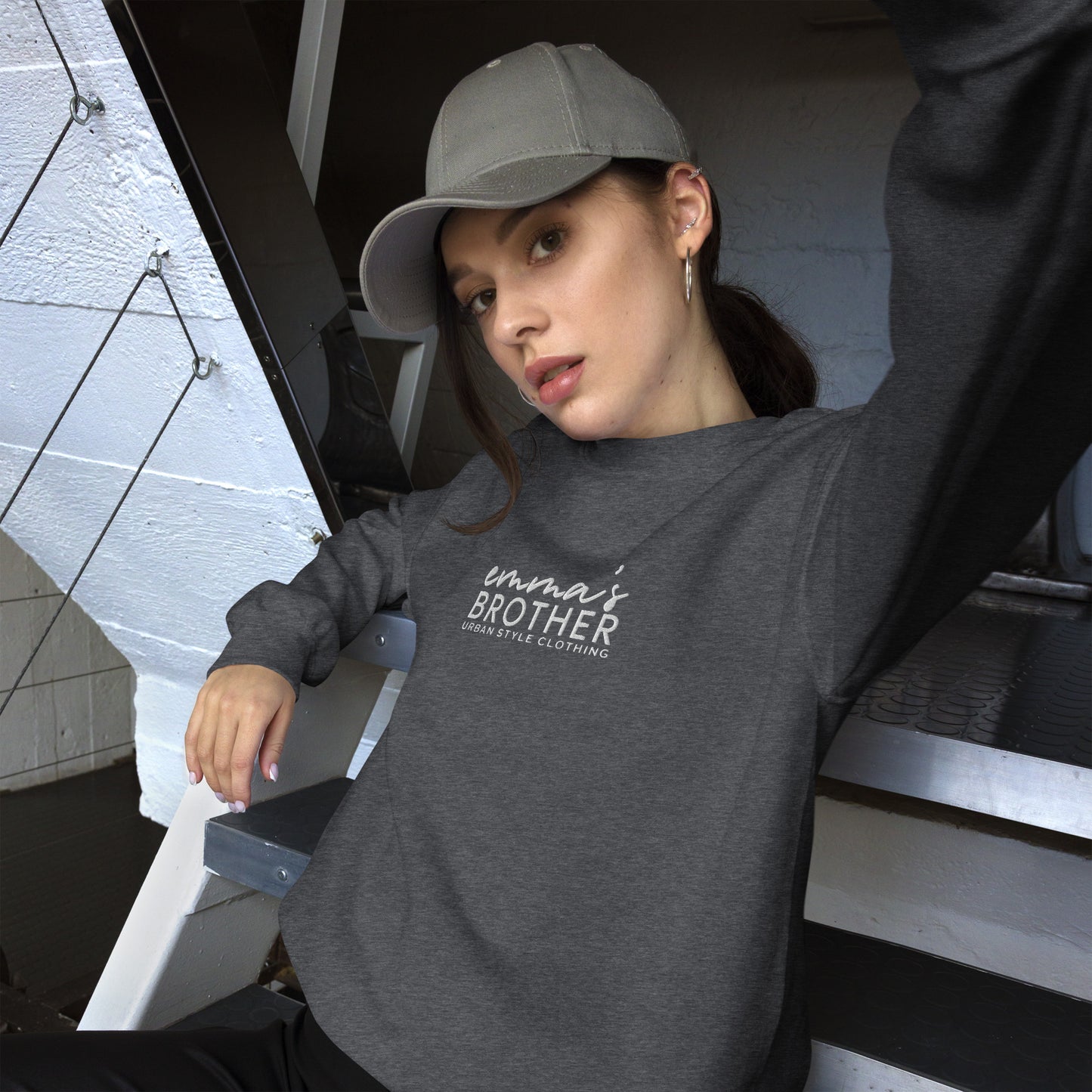 Sudadera Adulto unisex Emma´s Brother letras bordado