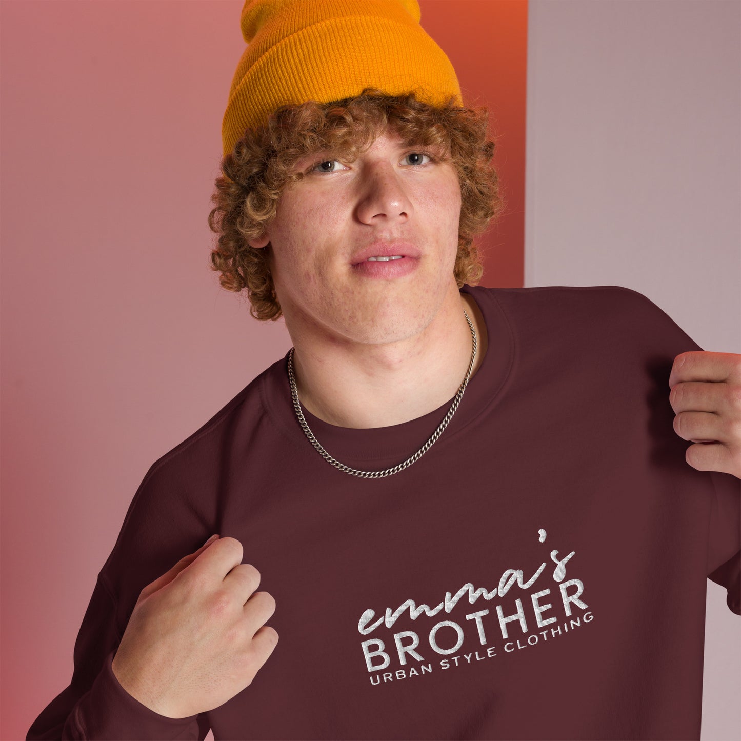 Sudadera Adulto unisex Emma´s Brother letras bordado