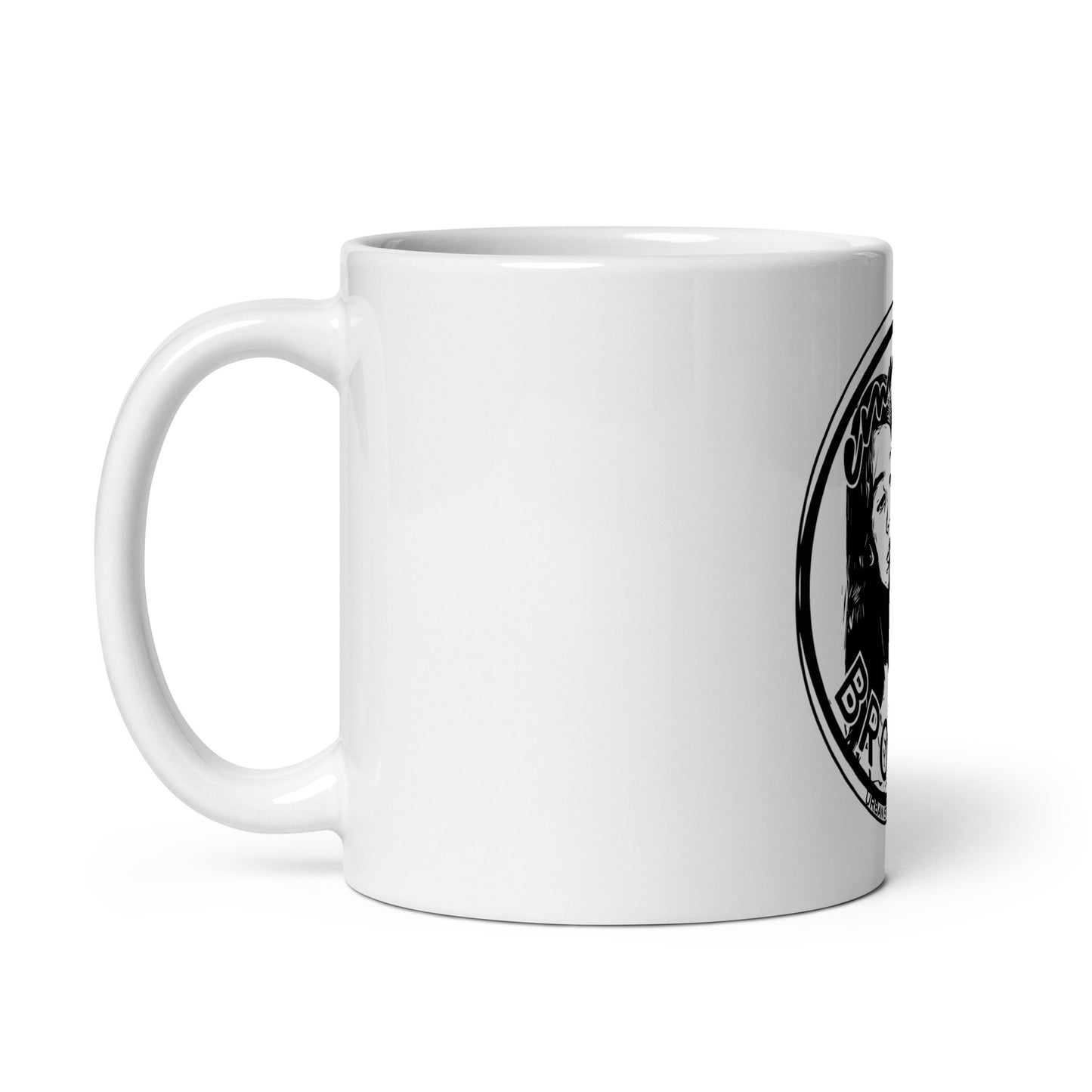 Taza blanca brillante Emma´s Brother