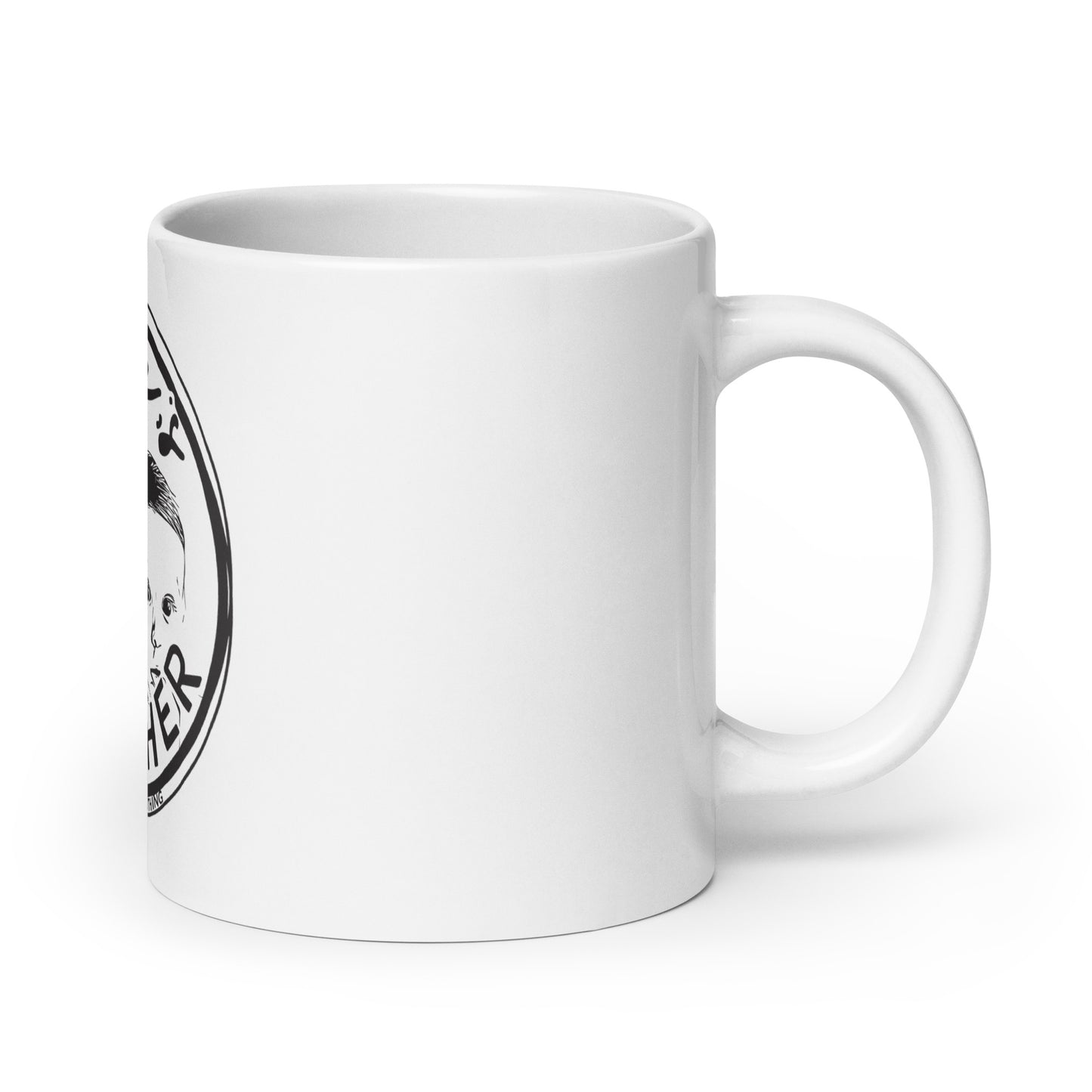 Taza blanca brillante Emma´s Brother