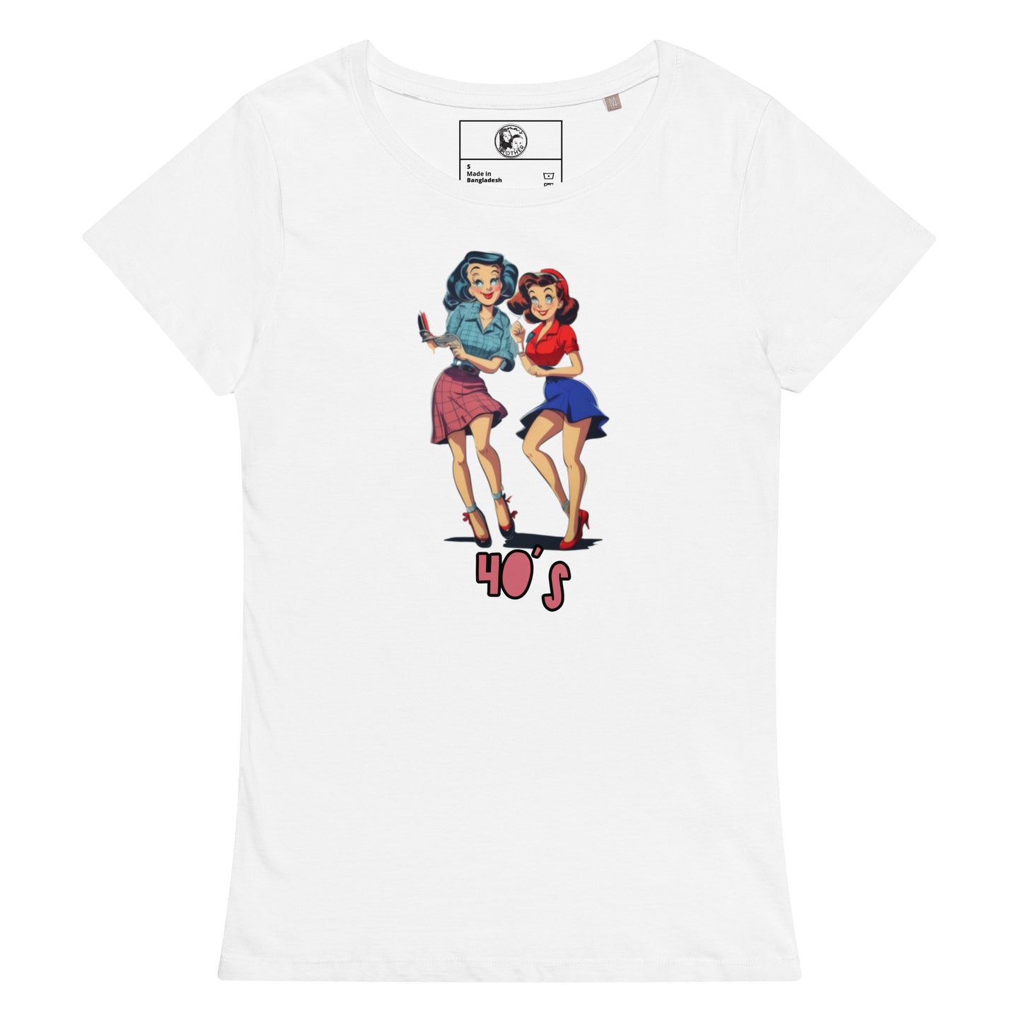 Camiseta orgánica para Mujer Dance like 40´s